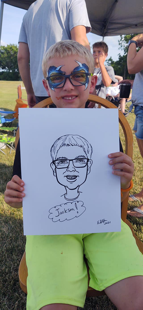 Caricature Drawing Hampton PA by Eileen Slifer, Artist