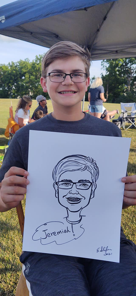 Caricature Drawing Hampton PA by Eileen Slifer, Artist