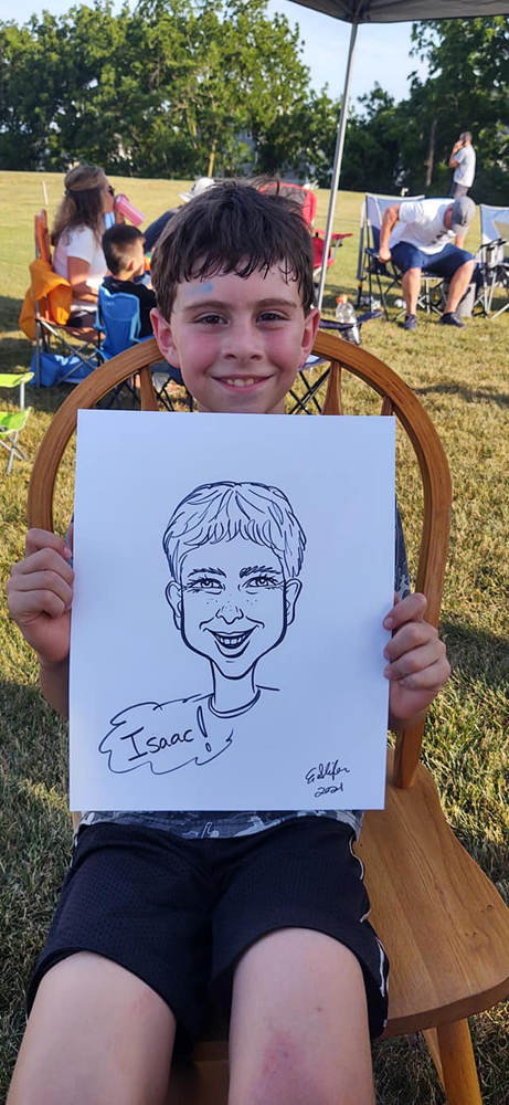 Caricature Drawing Hampton PA by Eileen Slifer, Artist